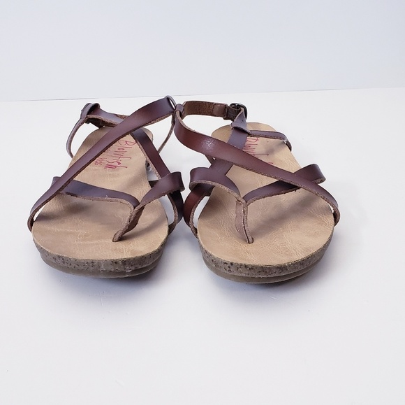 Blowfish Malibu kids brown footbed sandal - Picture 3 of 6